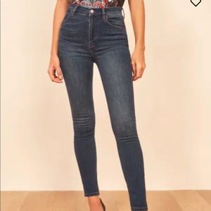 Reformation NWT Harper High Rose Jeans